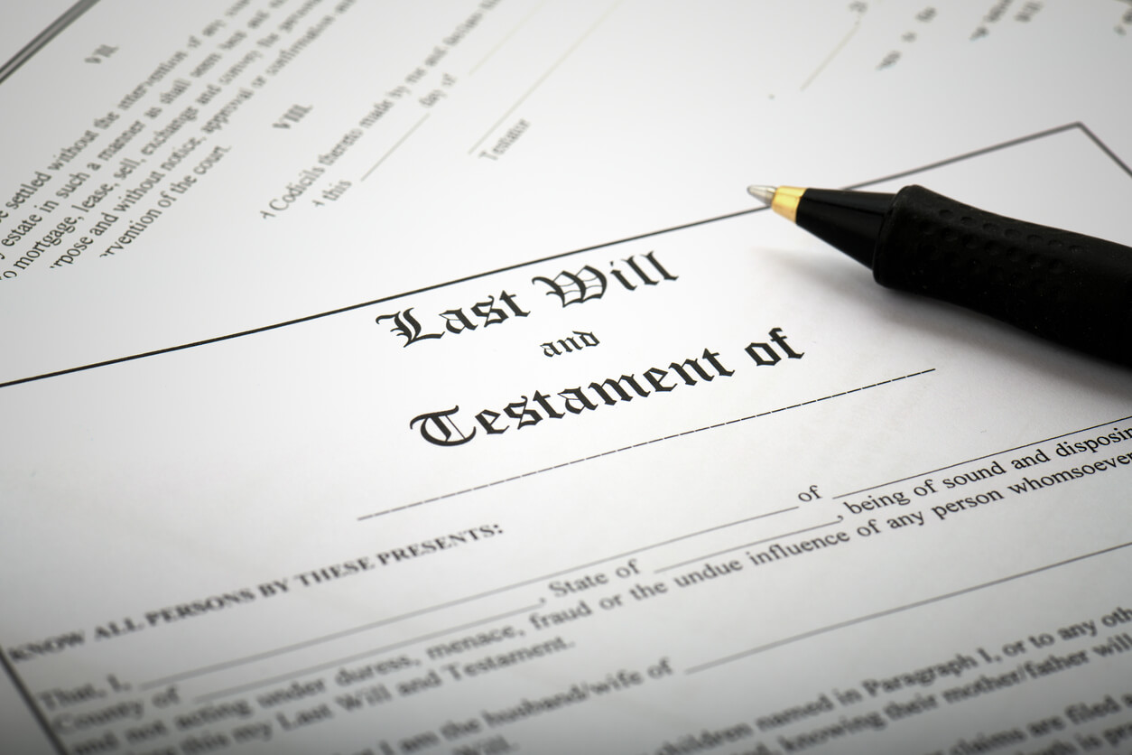 last will and testament