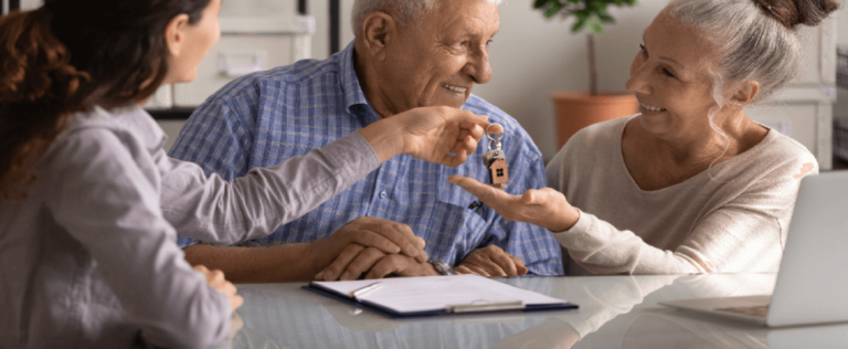 Elder couple with attorney